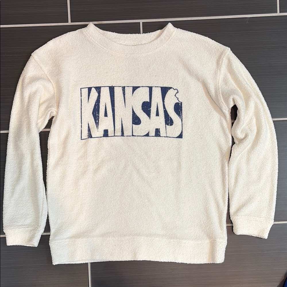 White Kansas Top/Sweatshirt Size M